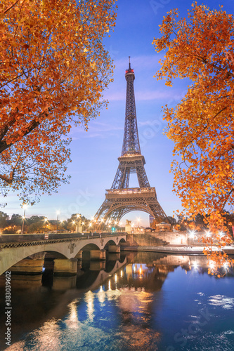 Paris, Tour eiffel en vue verticale © phildu56