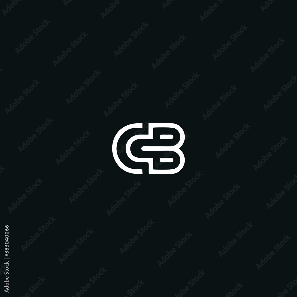 CB initial logo design CB initial logo design