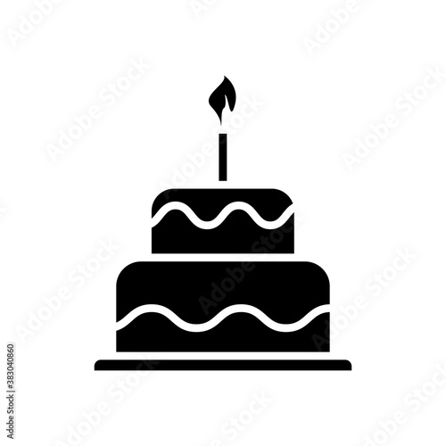 Birthday cake icon