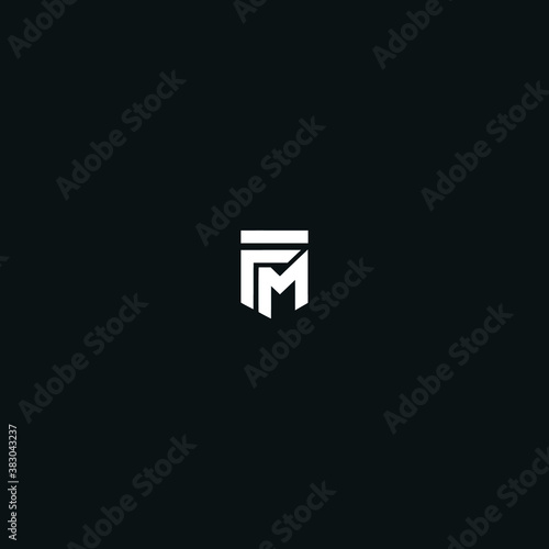 MF / FM initial logo design