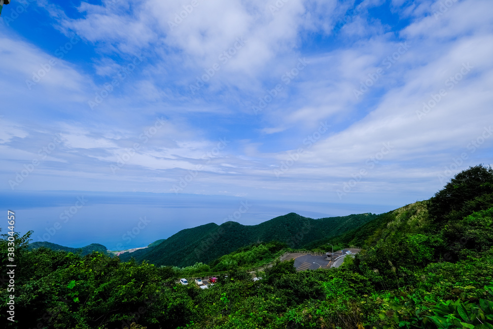 彌彦山山頂からの景色