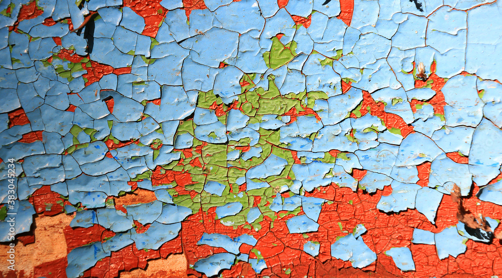 Fototapeta premium old cracked paint surface