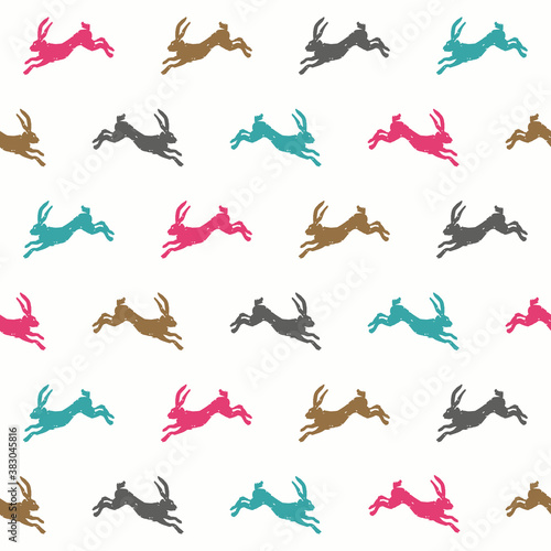 hare seamless pattern