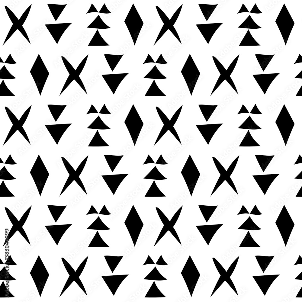 Seamless geometric pattern. Seamless geometric pattern.