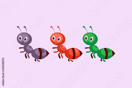 Ant vector design illustration