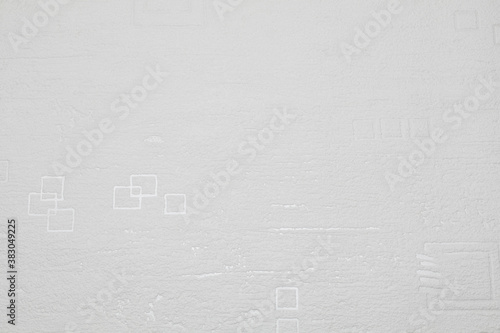 Décoration de Noël sur fond blanc texture neige carte de vœux joyeux Noël