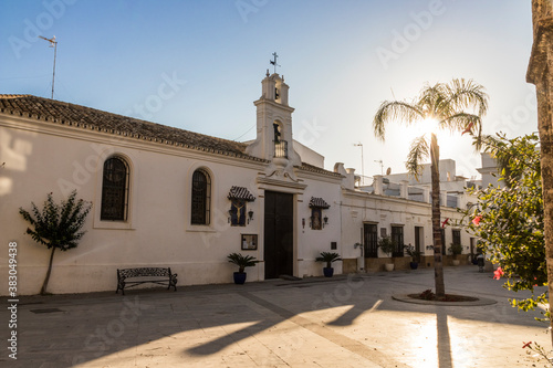 Chipiona, Spain. The Ermita Cristo de las Misericordias (Hermitage of Christ of the Compassion), a Catholic chapel and church photo
