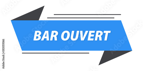 bar ouvert bannière