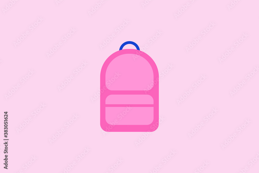 Colourful school bag vector design illustration Colourful school bag vector design illustration