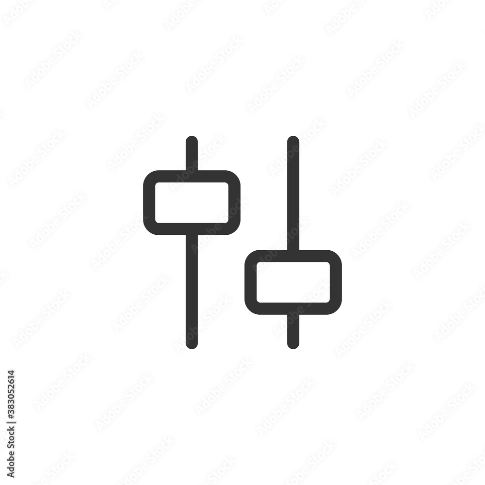 Adjustment icon. Multimedia symbol modern, simple, vector, icon for website design, mobile app, ui. Vector Illustration Adjustment icon. Multimedia symbol modern, simple, vector, icon for website design, mobile app, ui. Vector Illustration