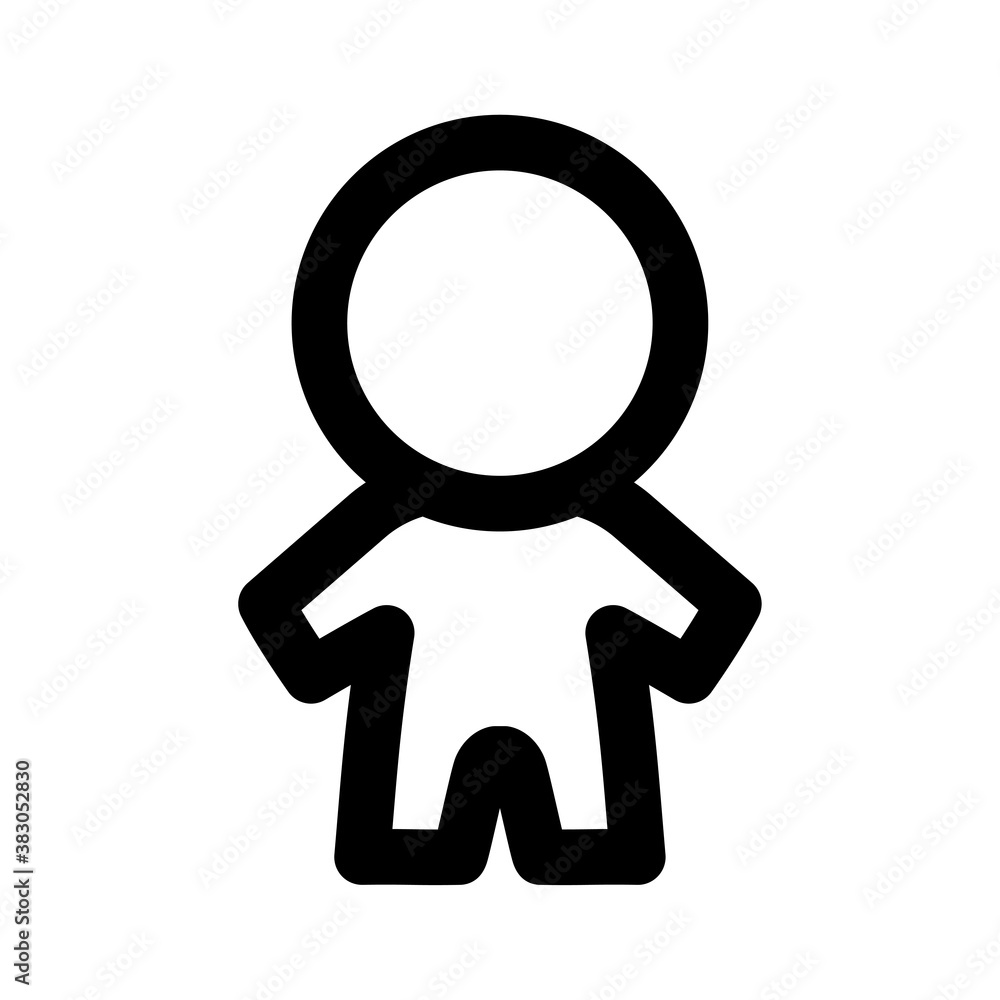 Simple man icon in trendy flat style isolated on white background. Black and white boy silhouette. Male person symbol for web site design, logo, app, UI, dress room or washroom, WC (public toilet). Simple man icon in trendy flat style isolated on white background. Black and white boy silhouette. Male person symbol for web site design, logo, app, UI, dress room or washroom, WC (public toilet).