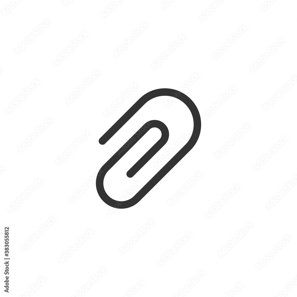 Paperclip icon. Attachment symbol modern, simple, vector, icon for website design, mobile app, ui. Vector Illustration Paperclip icon. Attachment symbol modern, simple, vector, icon for website design, mobile app, ui. Vector Illustration