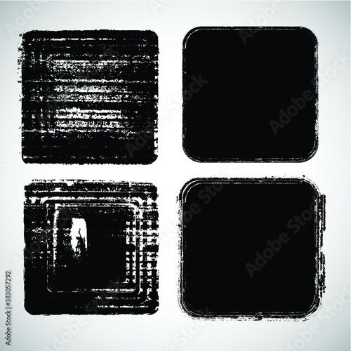 Grunge post Stamps . Circles. Large set of Banners, Insignias , Logos, Icons, Labels and Badges  . vector distress textures.blank shapes.
