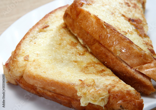 toast bread with egg- french toast.