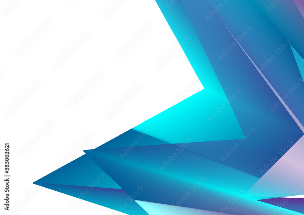 Bright blue concept geometric shape tech abstract vector background Bright blue concept geometric shape tech abstract vector background