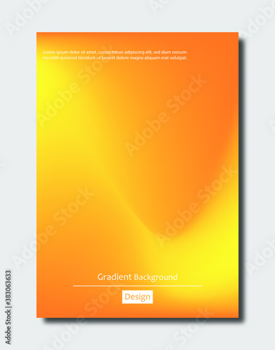 Colorful modern gradient background for template, brochure, flyer, cover design.