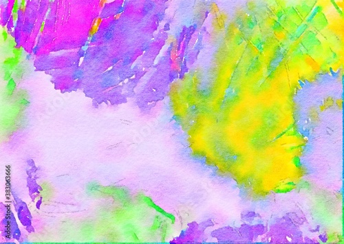 Watercolor abstract artistic background for design.
