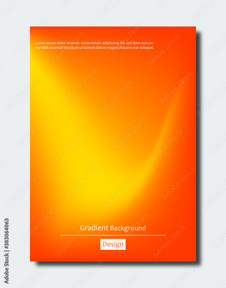 Fototapeta premium Colorful modern gradient background for template, brochure, flyer, cover design.