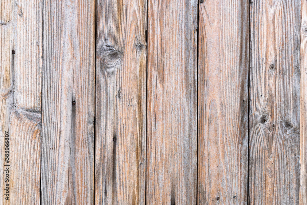 Fototapeta premium Vertical aged browny wooden vintage background.Oak background