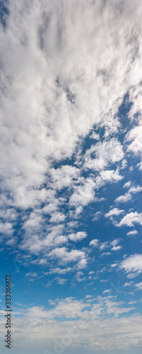 Fototapeta Naklejka Na Ścianę i Meble -  Fantastic clouds against blue sky, panorama