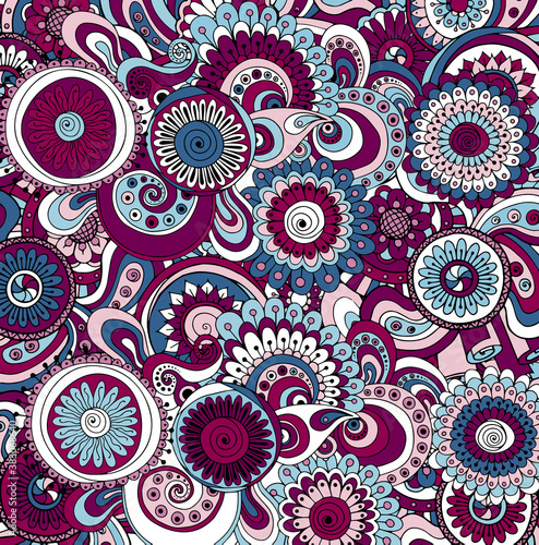 Abstract pattern made up of flower.Vector