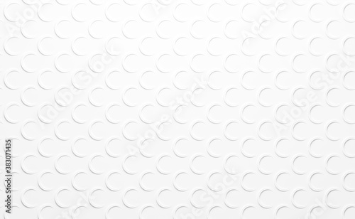 White circles abstract background for business brochure.3d rendering