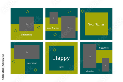 Promotional sale for social media template modern abstract and simply vector design