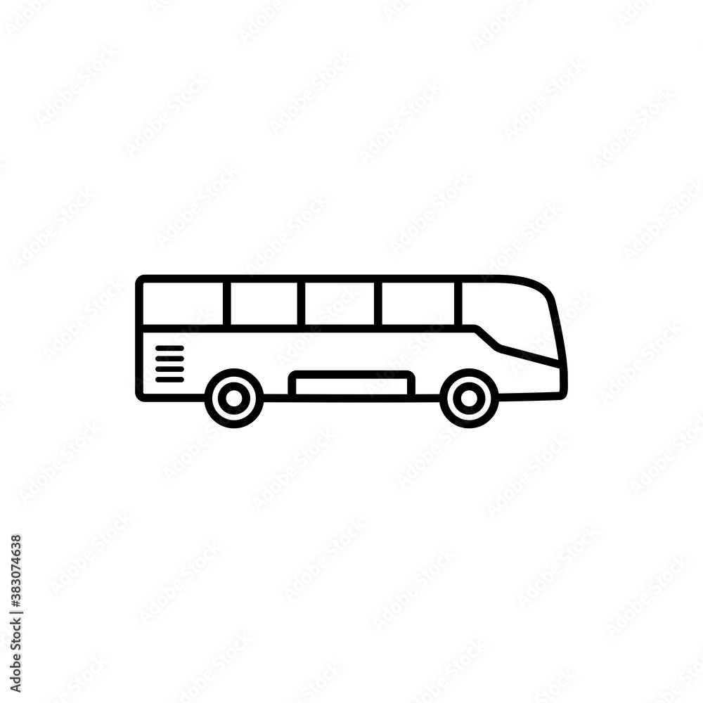 Bus icon, Bus sign and symbol vector illustration Bus icon, Bus sign and symbol vector illustration
