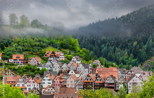 Fachwerkhäuser in Schiltach im Schwarzwald