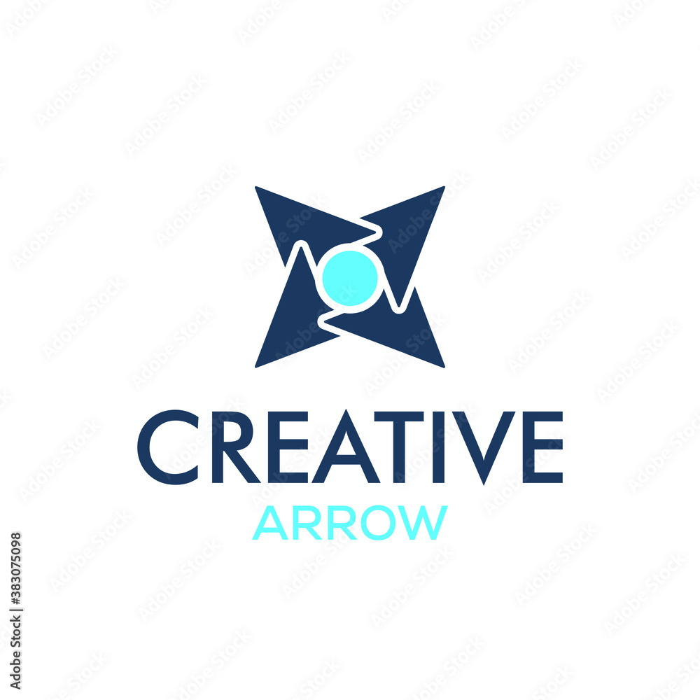 Obraz premium Creative arrow logo, arrow design concept, arrow energy, arrow power concept, direction logo