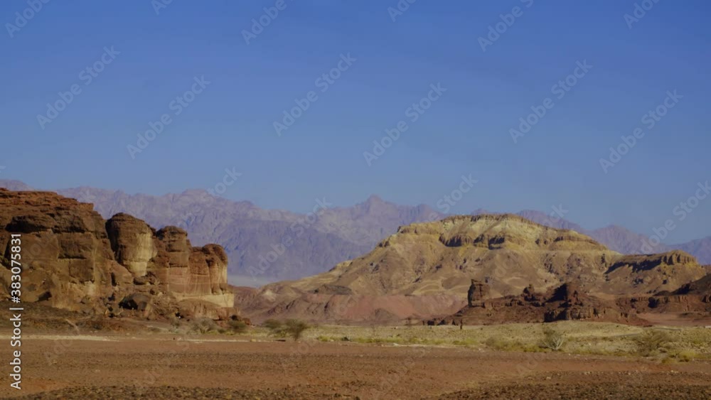 driving in the Timna Valley negev desert driving in the Timna Valley negev desert