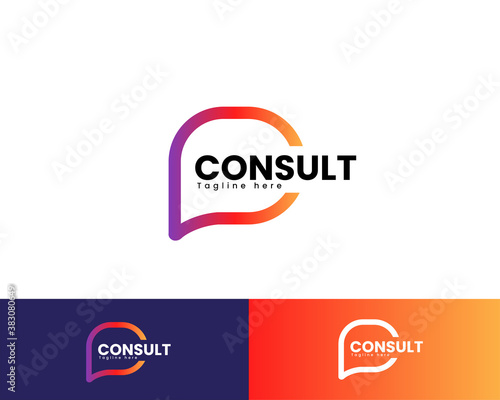 Business Consulting Logo design vector template