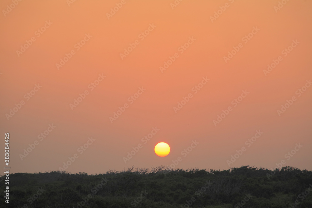 Obraz premium 11最南端波照間島の日没