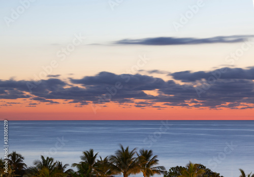 Sunset Over the Ocean