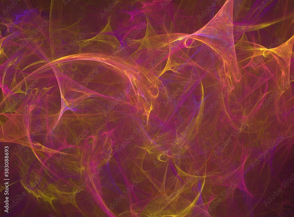 Computer generated abstract fractal pattern 