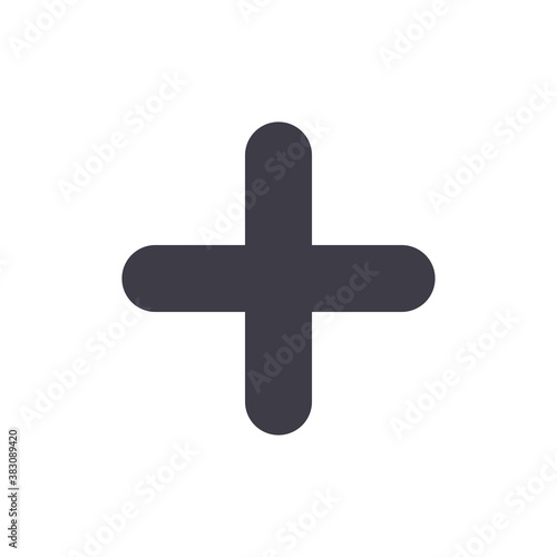 Add icon. Plus vector icon. Cross sign vector. Vector web design