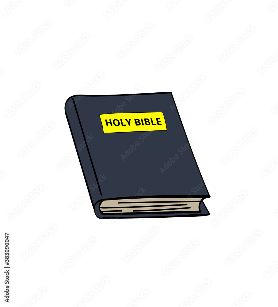 Bible book. Cartoon style icon or poster design. Bible book. Cartoon style icon or poster design.