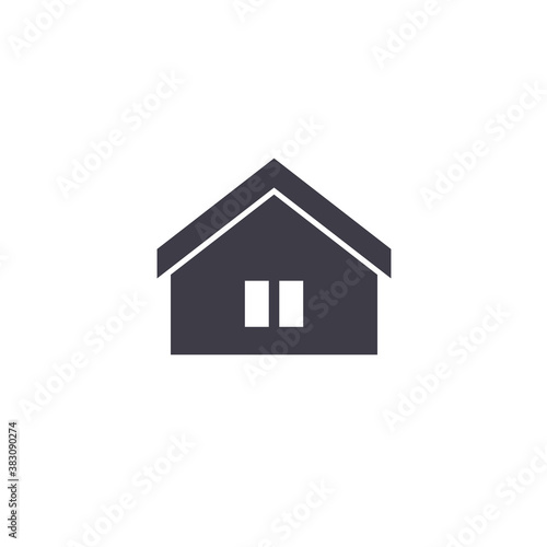 Vector web home icon. House, building symbol. For design, web, advertising banner, mobile © Gramfid