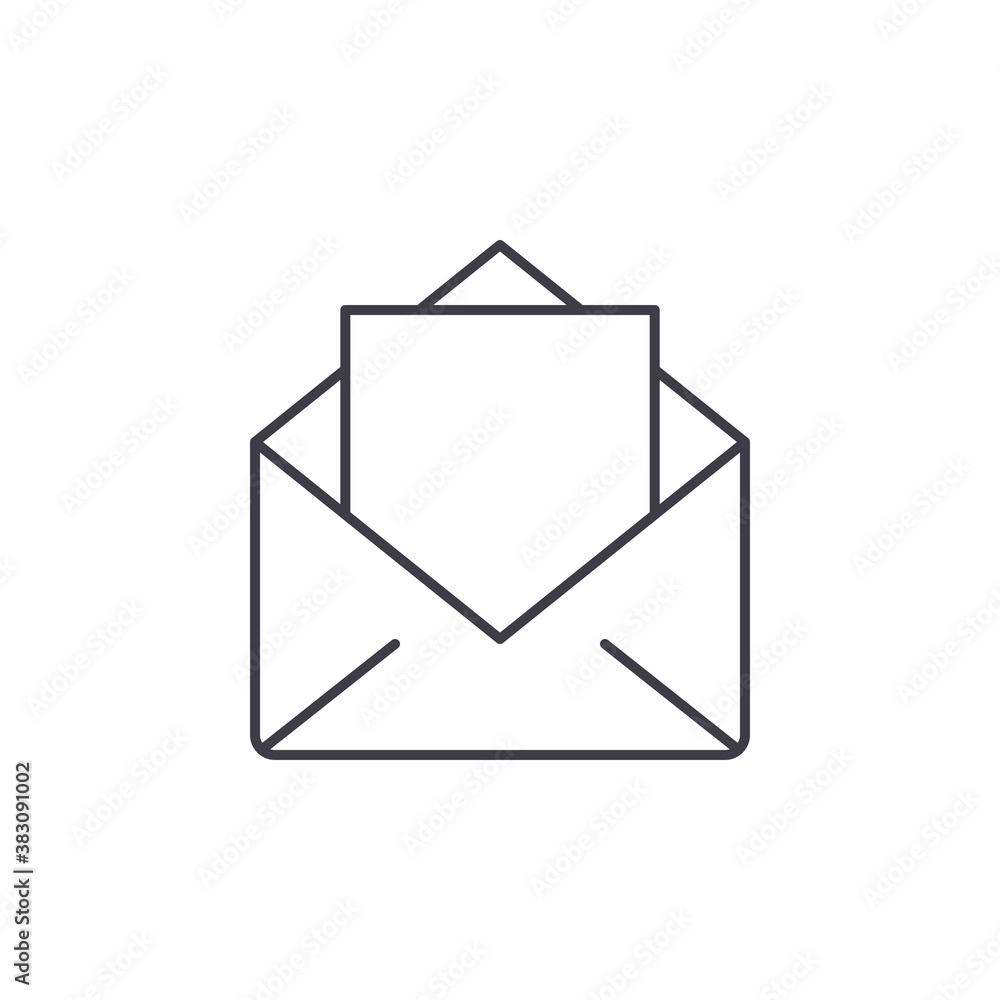 Mail vector icon. E-mail icon, Envelope illustration, message Mail vector icon. E-mail icon, Envelope illustration, message