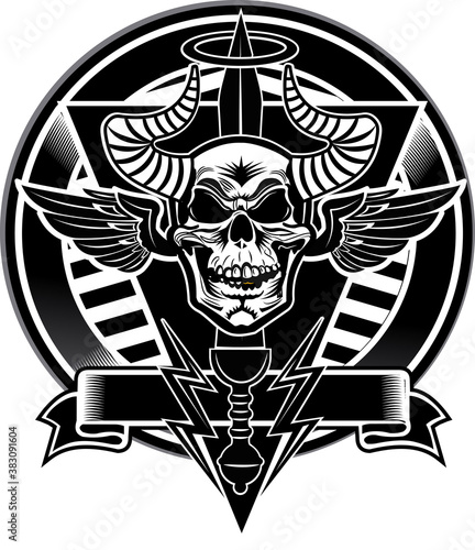 Skull and Gladius