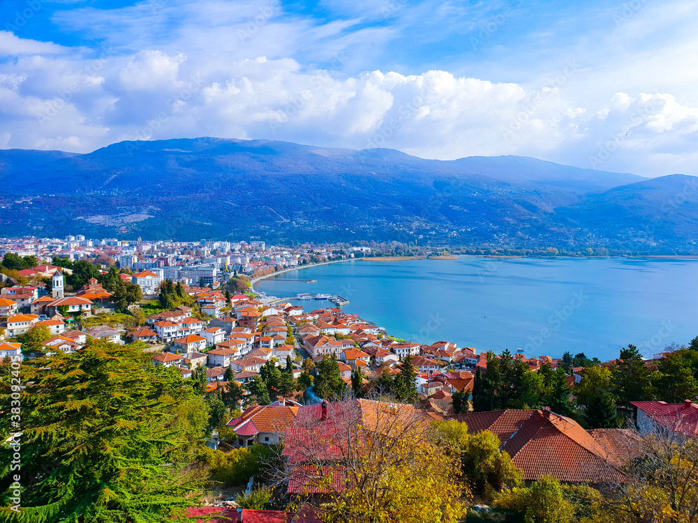 Viewpoint Ohrid, North Macedonia.