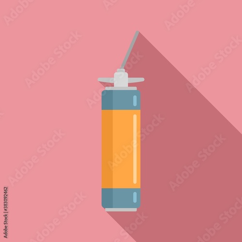 Repair polyurethane foam icon. Flat illustration of repair polyurethane foam vector icon for web design