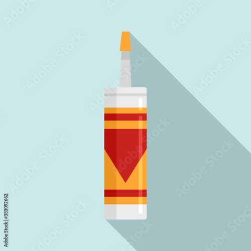 Silicone polyurethane foam icon. Flat illustration of silicone polyurethane foam vector icon for web design