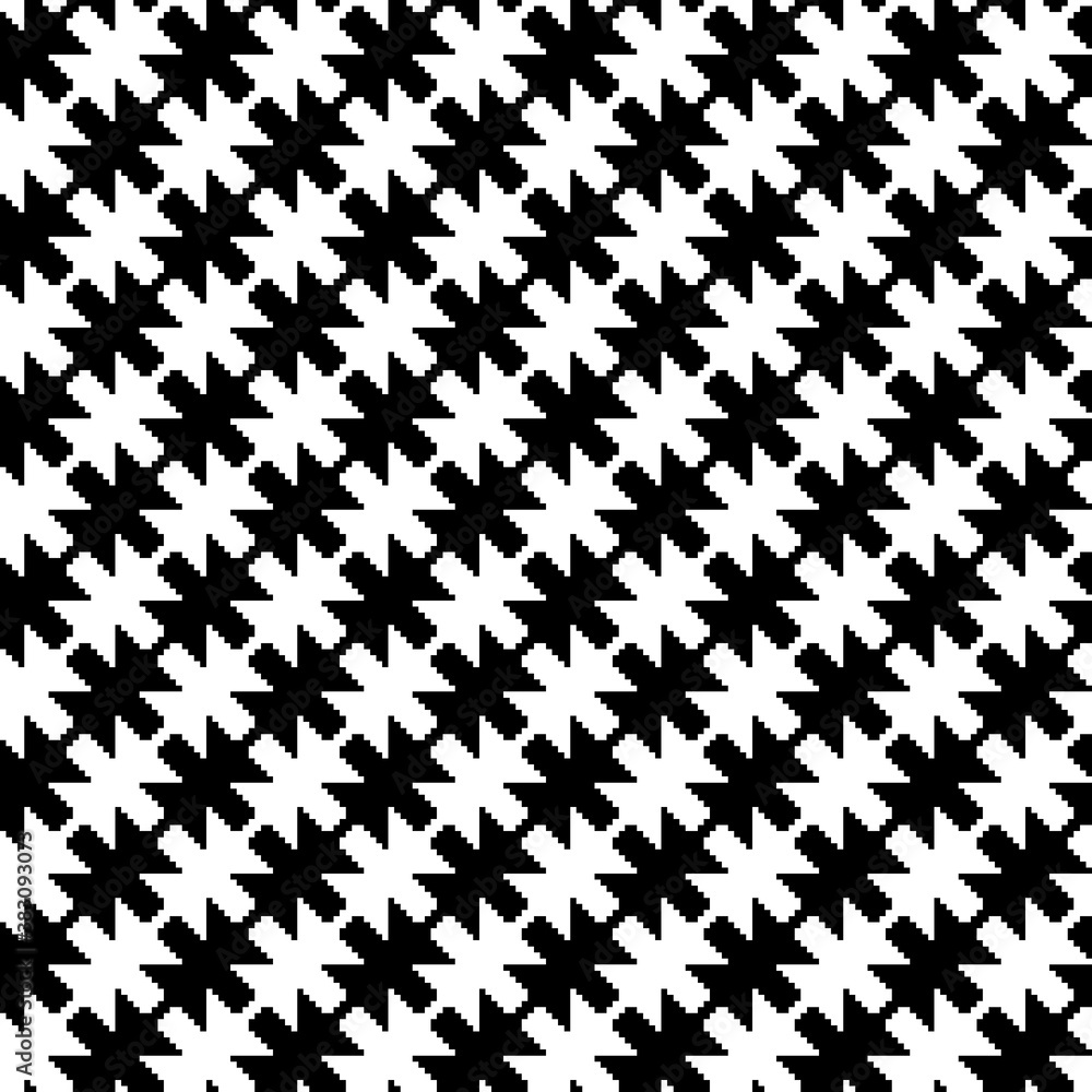 Tessellation art big collection. Black and white geometric pattern set.