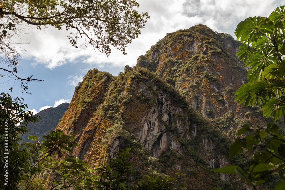 The mountains near Aguas Calientes, next to Machu Picchu, Peru The mountains near Aguas Calientes, next to Machu Picchu, Peru
