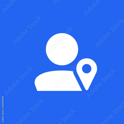 User Location Icon. Pin, navigation, gps icon
