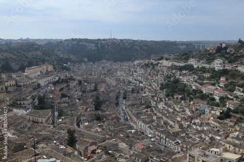 city aerial view