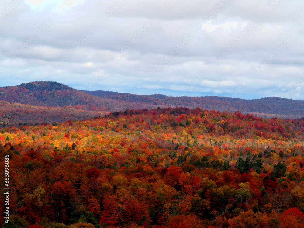 Mountainous autumn landscape
