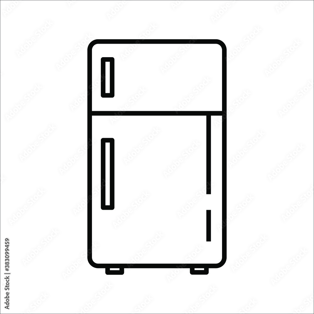Fridge icon. fridge vector icons for web design isolated on white background Fridge icon. fridge vector icons for web design isolated on white background