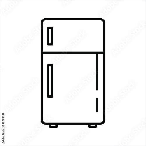 Fridge icon. fridge vector icons for web design isolated on white background